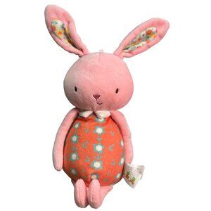 Bunnies By the Bay Bunny Rabbit Plush Stuffed Animal 10"‎ Pink Orange Blue